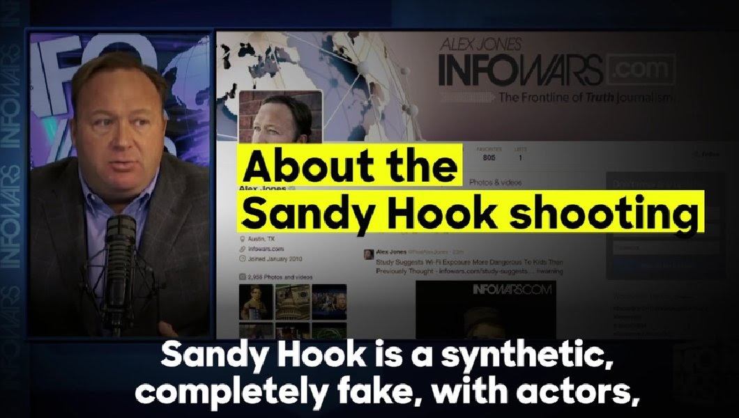 Image result for alex jones sandy hook fake